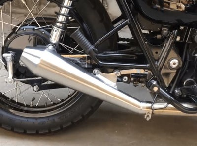 W650, W400 メガホン フルエキ マフラー MegaBrat オメガレーサー 