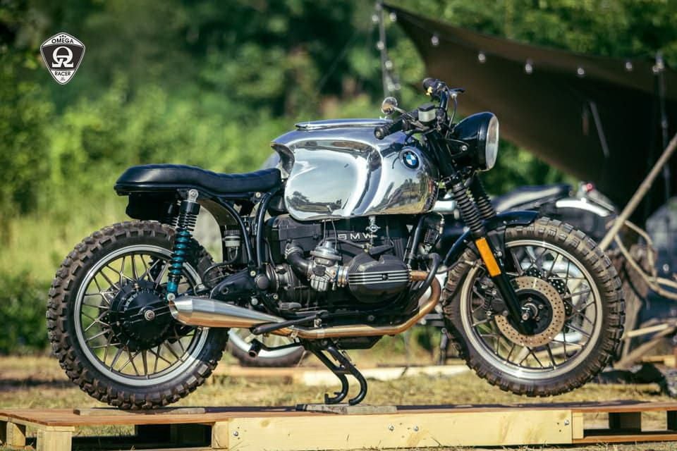 R75/R80/R90/R100 アルミタンク Heinrich ポリッシュ オメガレーサー