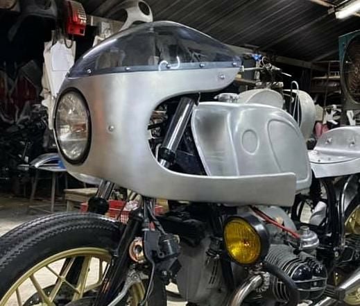 R80/R90/R100 アルミ カフェレーサー カウル フロントカウル フェア