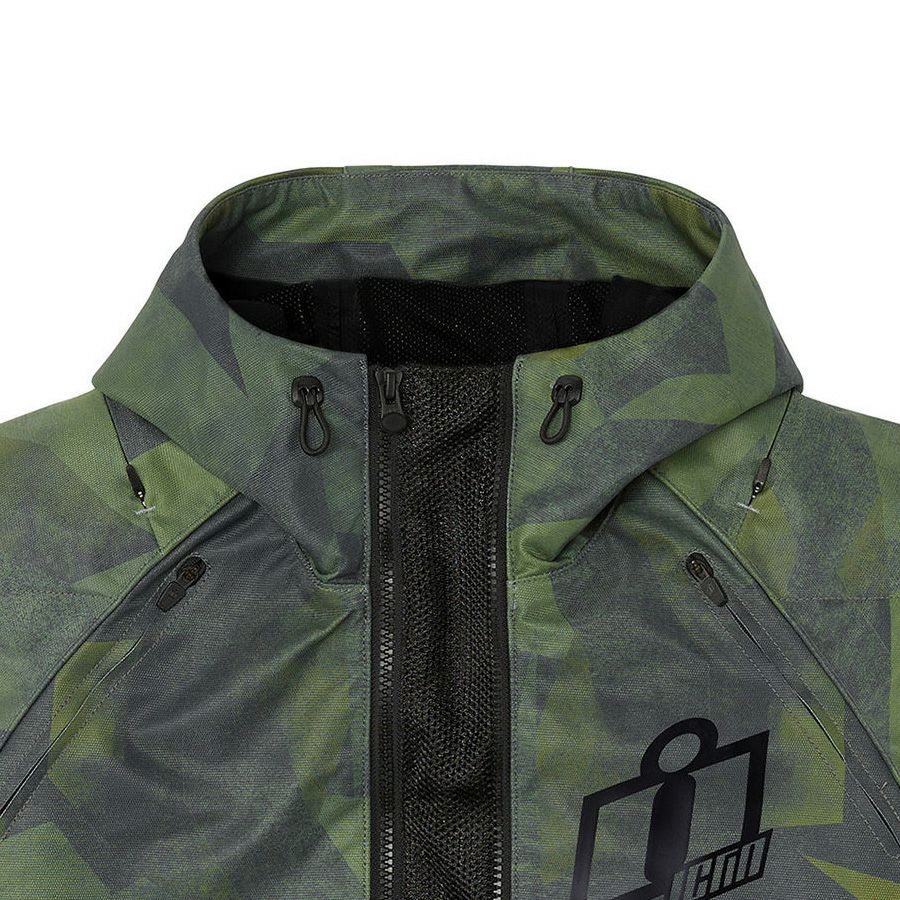 ICON BATTLESCAR エアフォームパーカージャケット グリーン_2