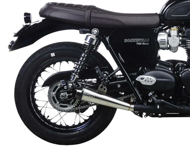 ボンネビル T100/T120 水冷 プレデター カーボン スリップオンマフラー