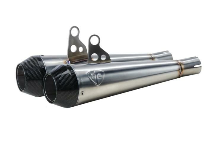 ボンネビル T100/T120 水冷 プレデター カーボン スリップオンマフラー