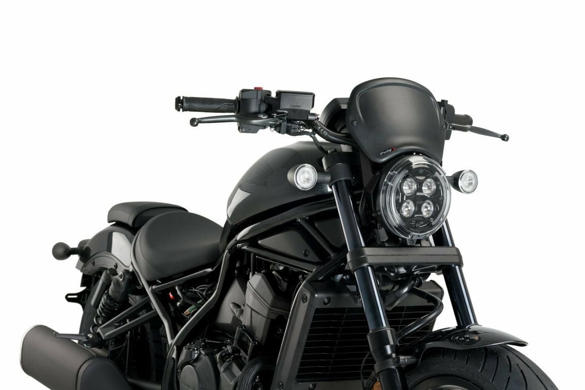 レブル1100 スクリーン フロントプレート マットブラック プーチ