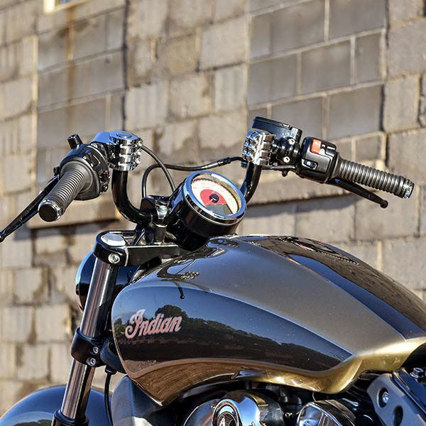 Indian Scout 5インチ Klip Hanger エイプハンドルバー ブラック