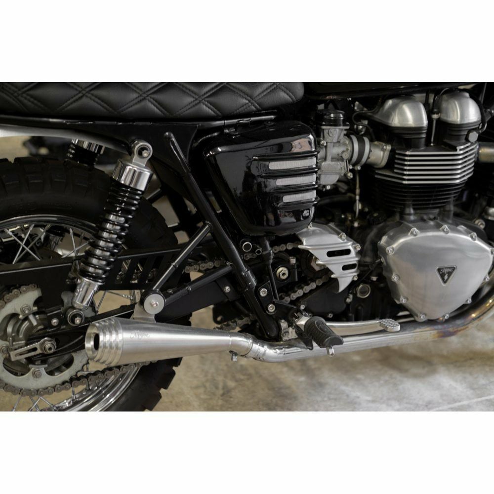 Motone マフラー SATURN V 空冷 Bonneville T100 Motone 空冷 ボンネビル T100 Saturn V スリップオンマフラー | バイク