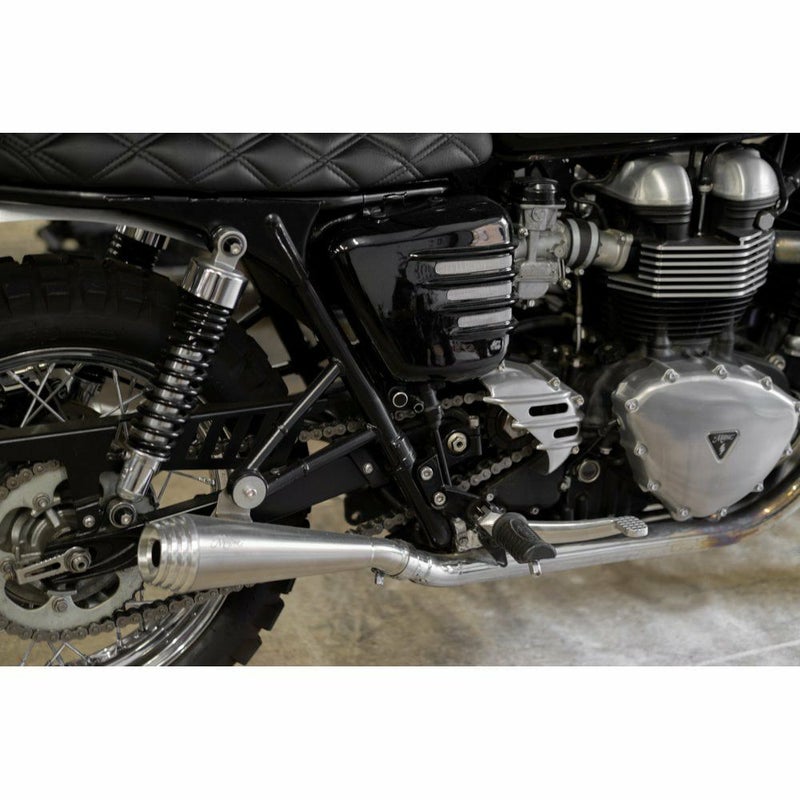Motone 空冷 ボンネビル T100 Saturn V スリップオンマフラー | バイク 