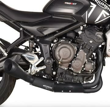 トライデント660 Trident660 フルエキゾースト マフラー Eマーク付き