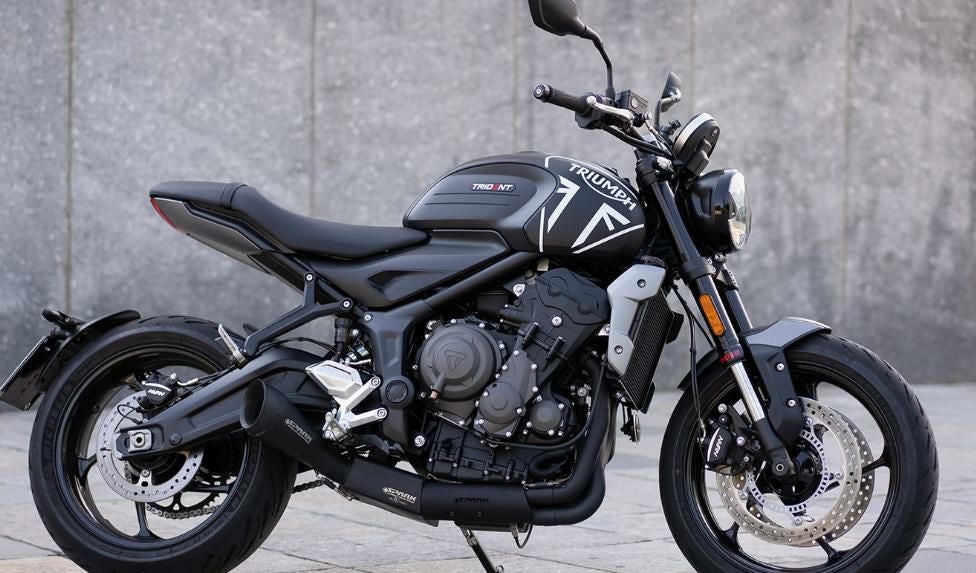 トライデント660 Trident660 フルエキゾースト マフラー Eマーク付き