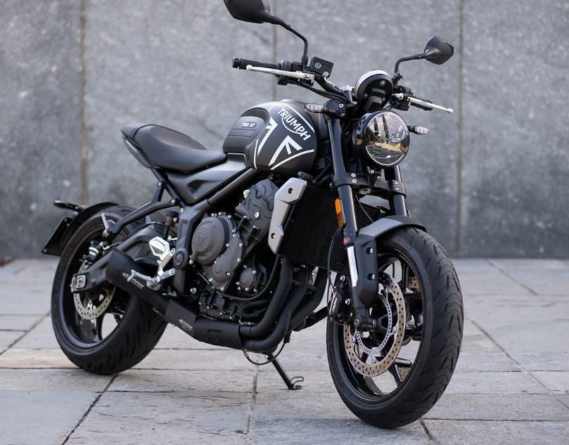トライデント660 Trident660 フルエキゾースト マフラー Eマーク付き