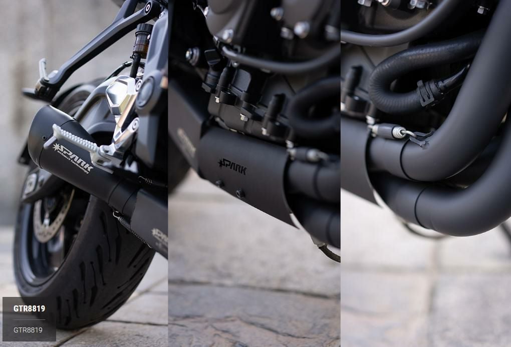 トライデント660 Trident660 フルエキゾースト マフラー Eマーク付き