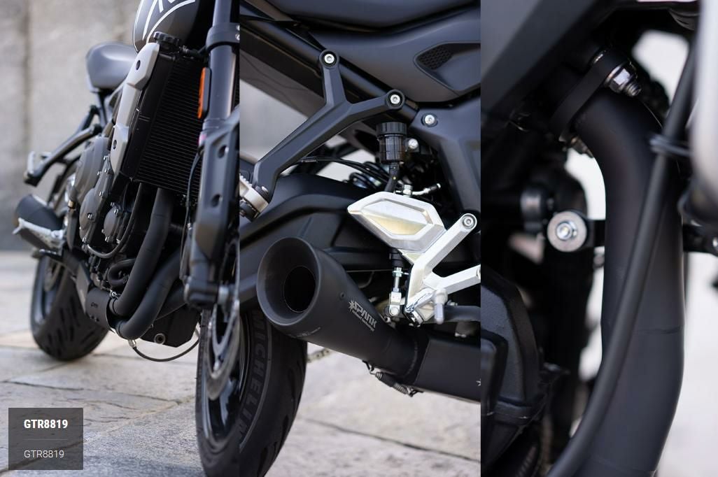 トライデント660 Trident660 フルエキゾースト マフラー Eマーク付き