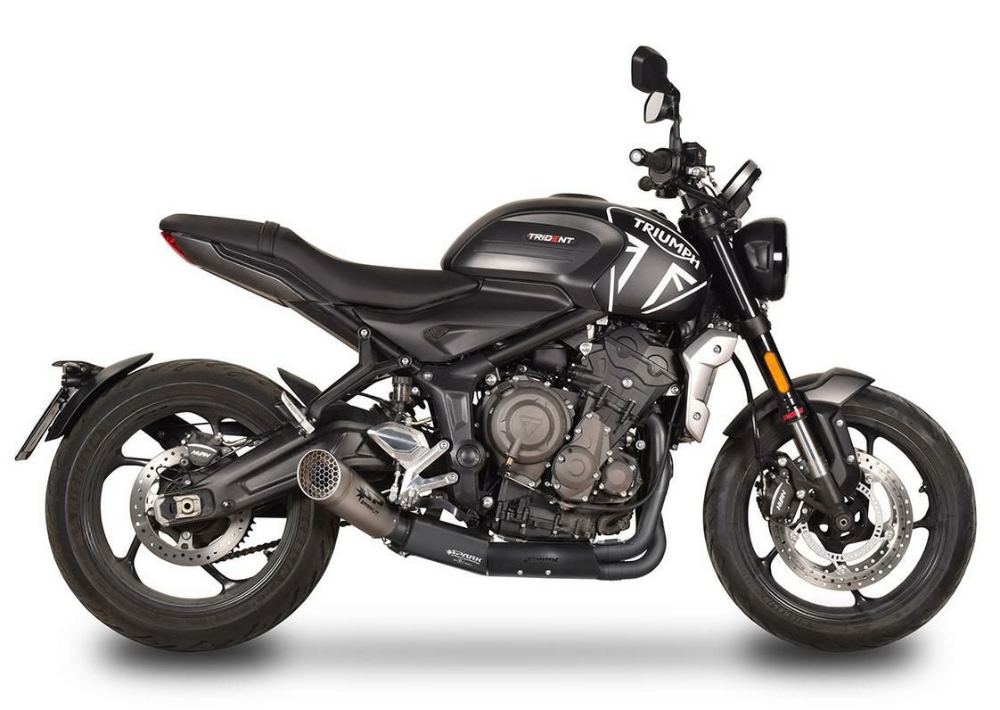 トライデント660 Trident660 フルエキゾースト マフラー Eマーク付き