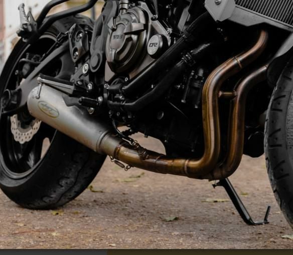 MT-07/FZ-07/TRACER, XSR700 ステンレス2-1 フルエキ マフラー TEC