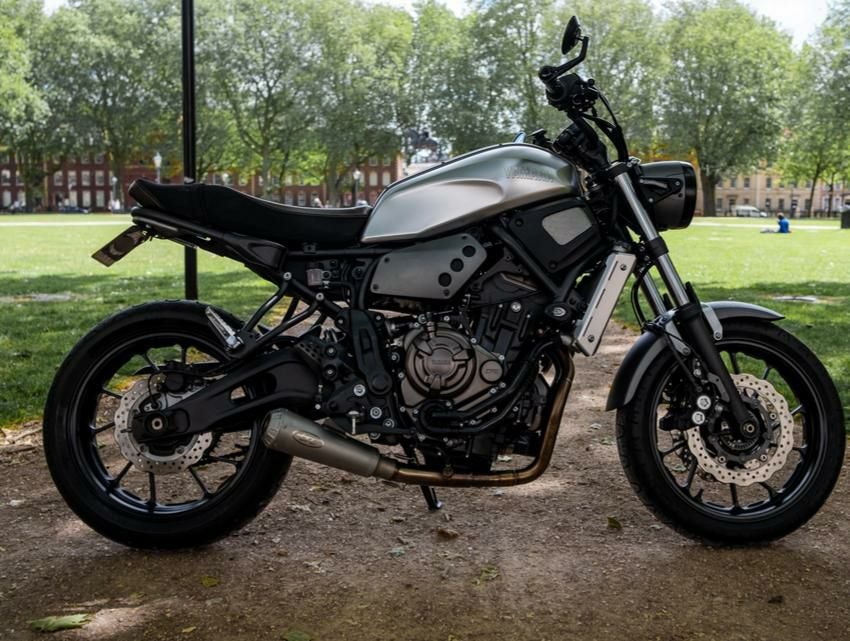 MT-07/FZ-07/TRACER, XSR700 ステンレス2-1 フルエキ マフラー TEC