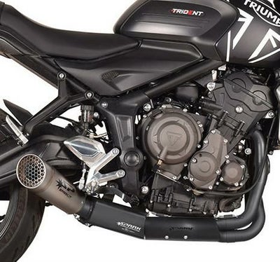 トライデント660 Trident660 フルエキゾースト マフラー Eマーク付き 