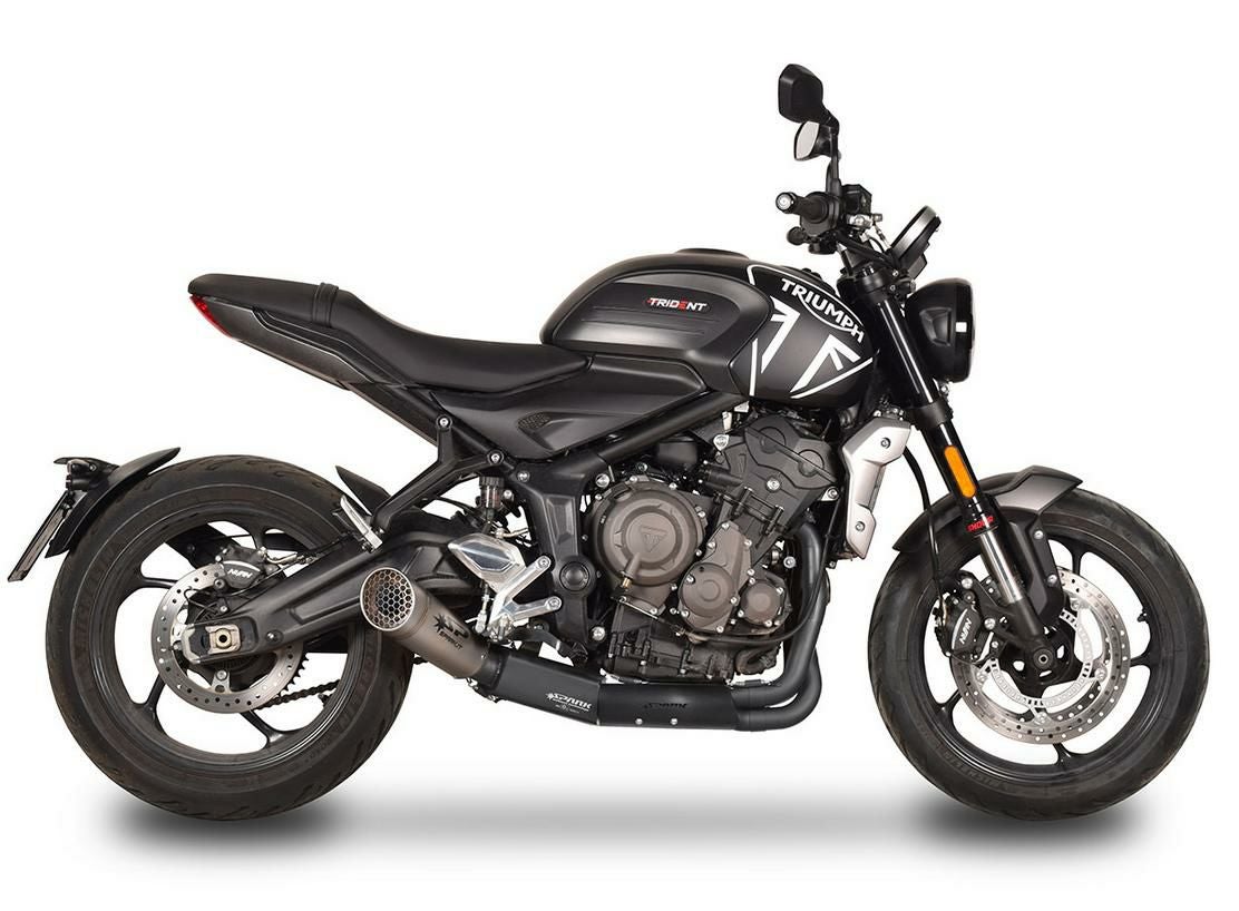 トライデント660 Trident660 フルエキゾースト マフラー Eマーク付き