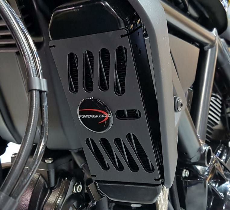 DUCATI スクランブラー カーボン タンクカバー 右 マット イルム