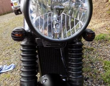 ボンネビル スラクストン ヘッドライトブラケット 41ｍｍ用 トライアンフ ボンネビル T100/T120 スラクストン ロング ヘッドライトブラケット