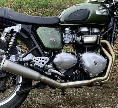 空冷ボンネビル T100/スラクストン900 フルエキゾーストマフラー