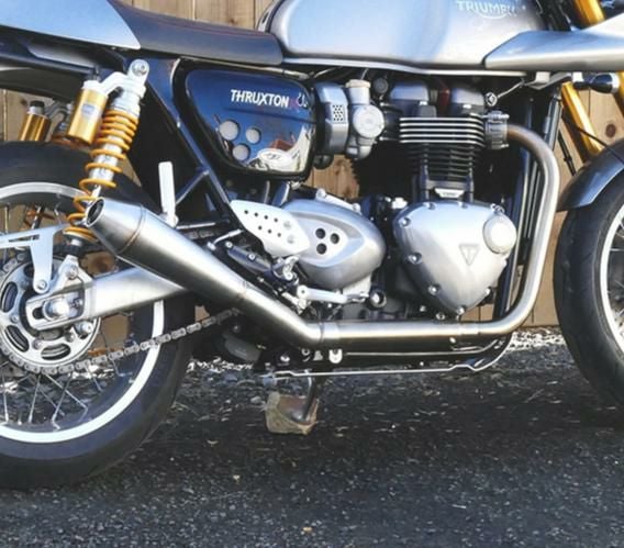 トライアンフ スラクストン1200R スリップオン マフラー 2本セット トライアンフ Thruxton(スラクストン)／R |マフラー|ザード|モトパーツ