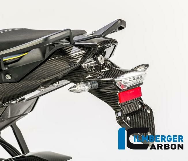 S1000XR 15-19 カーボン リアナンバーホルダー ショート BMW イルムバーガー_1