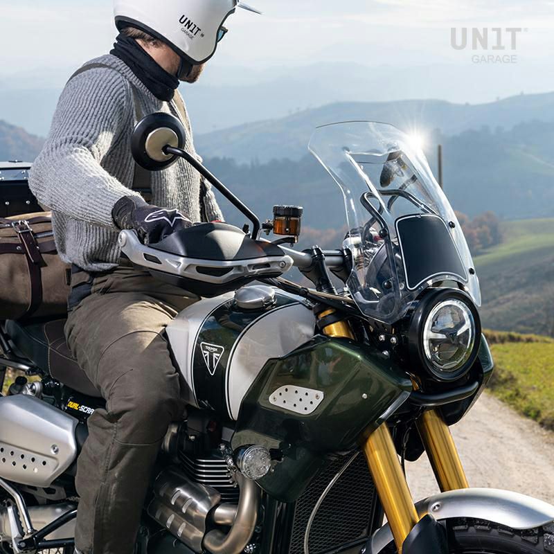 Triumph Scrambler 1200XC、1200XE サイドパネル/ウィンドスクリーン