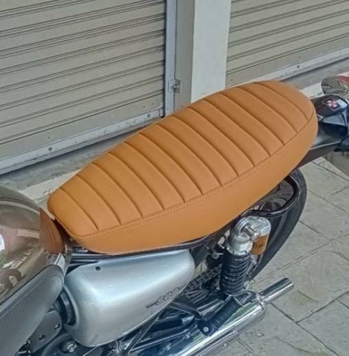 W400, W650, W800 フラットベンチシート タンブラウン オメガレーサー