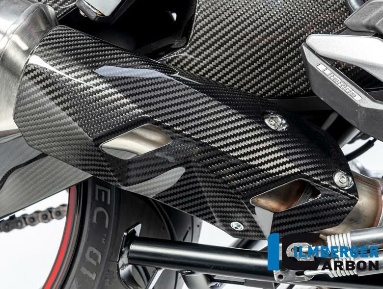 ル*ポ様 S1000R S1000RR イルムバーガー カーボンマフラーガード S1000XR 20-22 カーボン サイレンサー ヒートガード BMW イルム