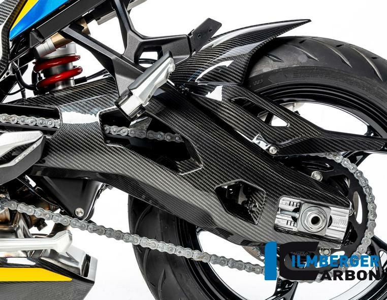 S1000XR 20-22 カーボン スイングアームカバー 左側 BMW イルムバーガー_1