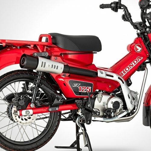 ハンターカブCT125フルエキゾーストマフラー　カーボンカバー HONDA CT125 フルエキゾーストメガホンマフラー K-FACTORY | バイク