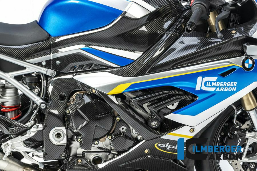 S1000RR イルムバーガー社製 カーボンフレームカバー 2015年式 ILMBERGER フレームカバー (左側) BMW S1000RR 競技仕様車