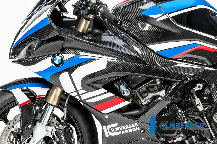 BMW S1000RR 19- カーボンフロントカウル フェアリングサイドパネル 左