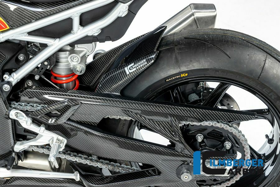イルムバーガー S1000RR カーボンリアハガーアッパーチェーンガード付 BMW S1000RR/M1000RR/S1000R/M1000R カーボンリアハガー アッパー