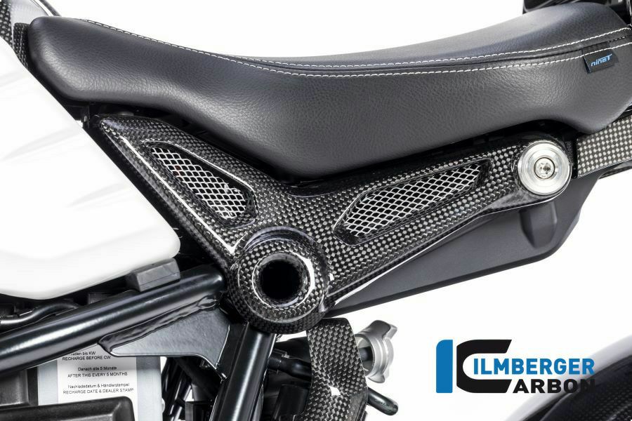 BMW R NINE T 14- カーボンリアフレームカバー 左側 イルムバーガー
