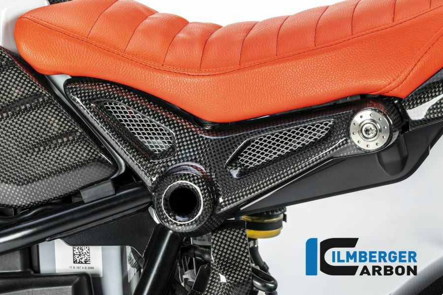 BMW R NINE T 14- カーボンリアフレームカバー 左側 イルムバーガー
