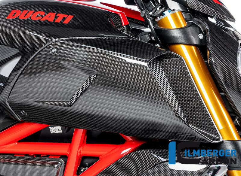ディアベル 1260 グロスカーボン エアチューブカバー 右側 ドゥカティ