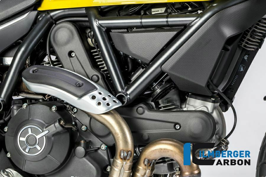 DUCATI スクランブラー カーボンカムベルトカバー ホリゾンタル マット