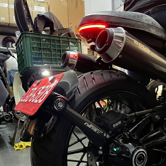 BMW RnineT R12/R12nineT リアマッドガード ライセンスサポート