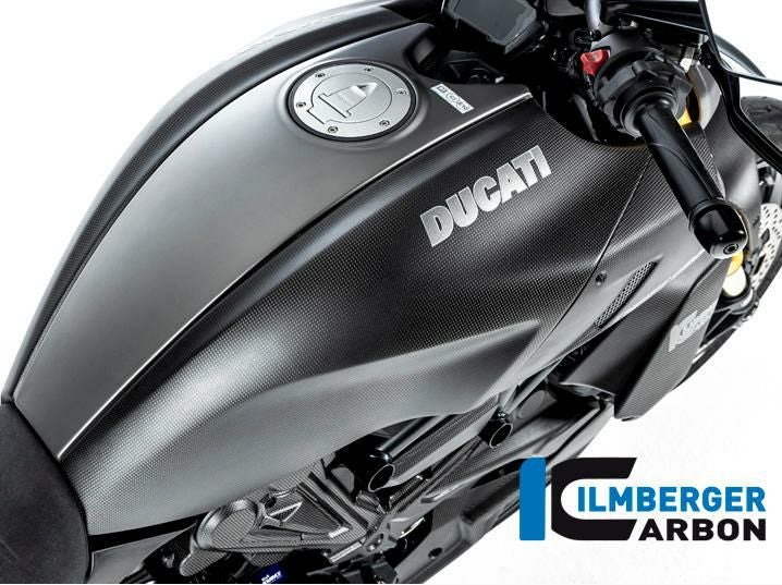 ディアベル1260 マットカーボン フューエルタンクカバー 右側