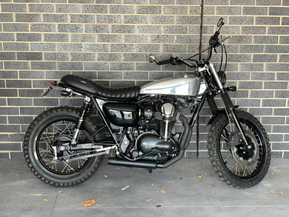 Kawasaki W650 アルミ タンク 