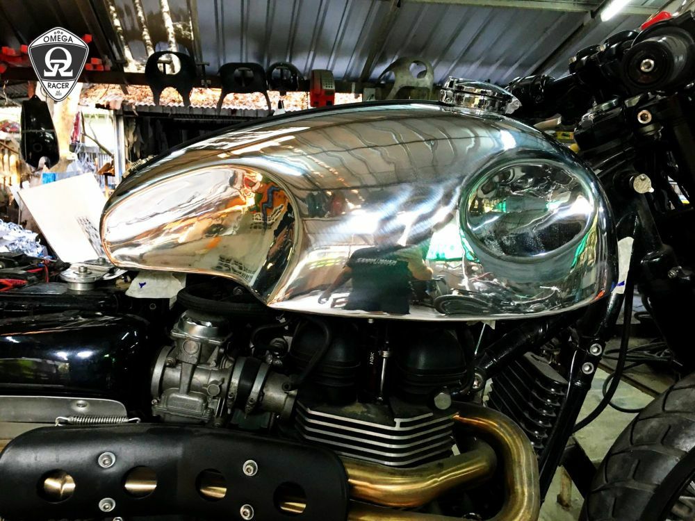 Kawasaki W650 アルミ タンク 