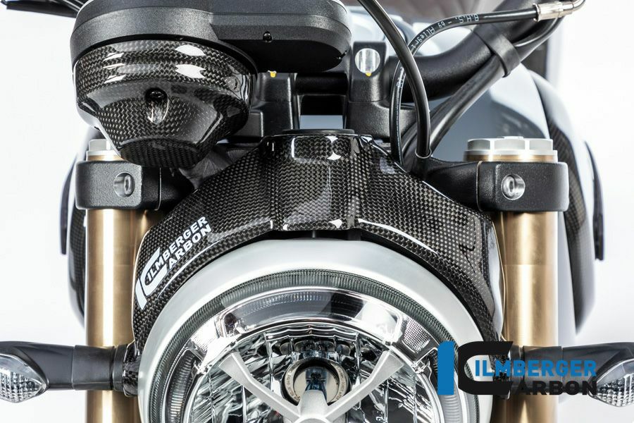 DUCATI スクランブラー1100 カーボン ヘッドライトカバー グロス