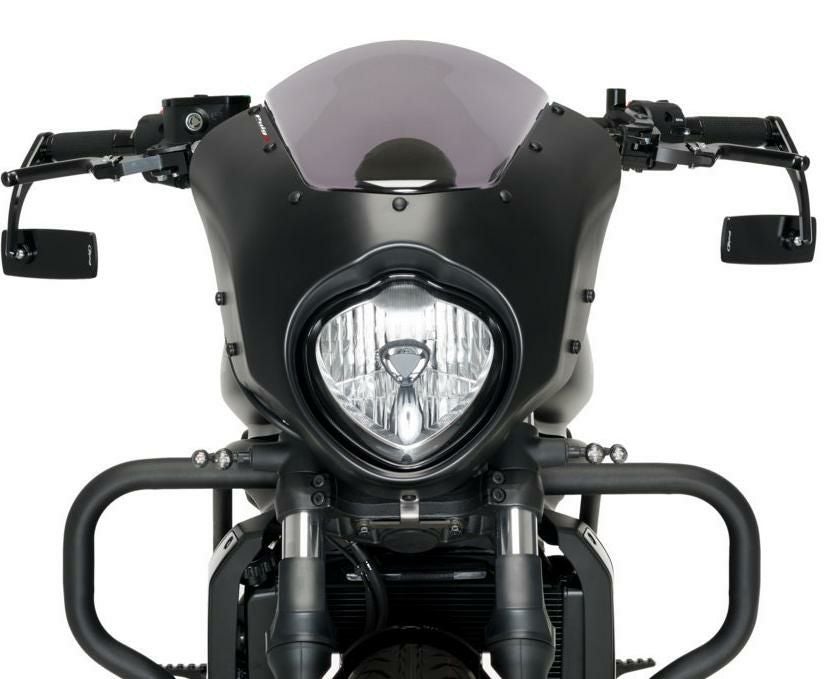バルカンS 15-20 フロントカウル フェアリング Dark Night スモーク
