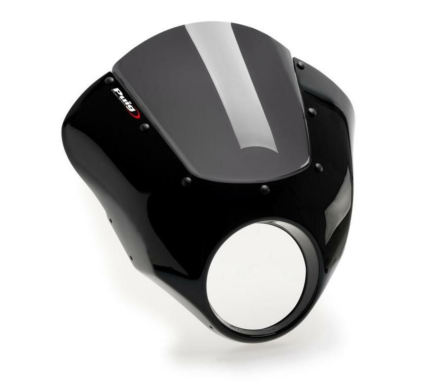 Puig 黒 カウル 軽量設計 BOLT ボルト XV950 フロントカウル フェアリング Dark Night ダーク