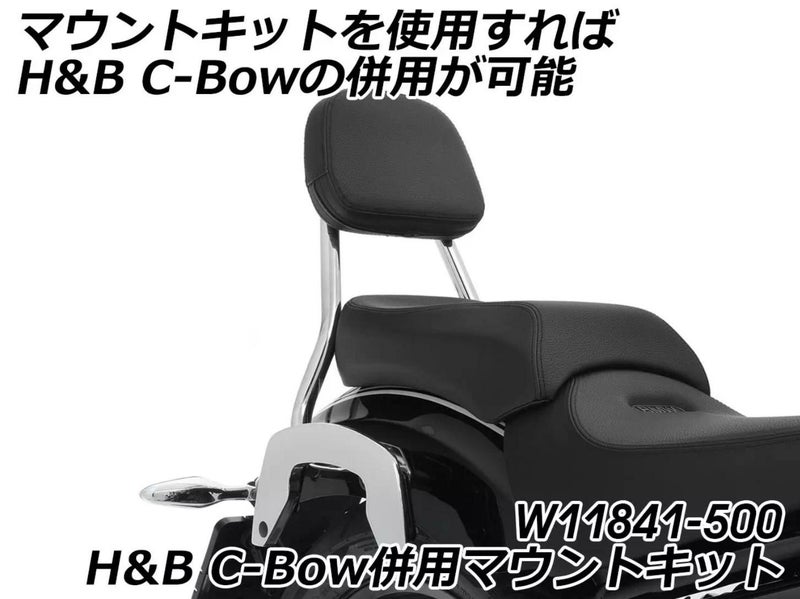 BMW R18/Classic 20- バックレスト/シーシーバー クローム ワンダー 