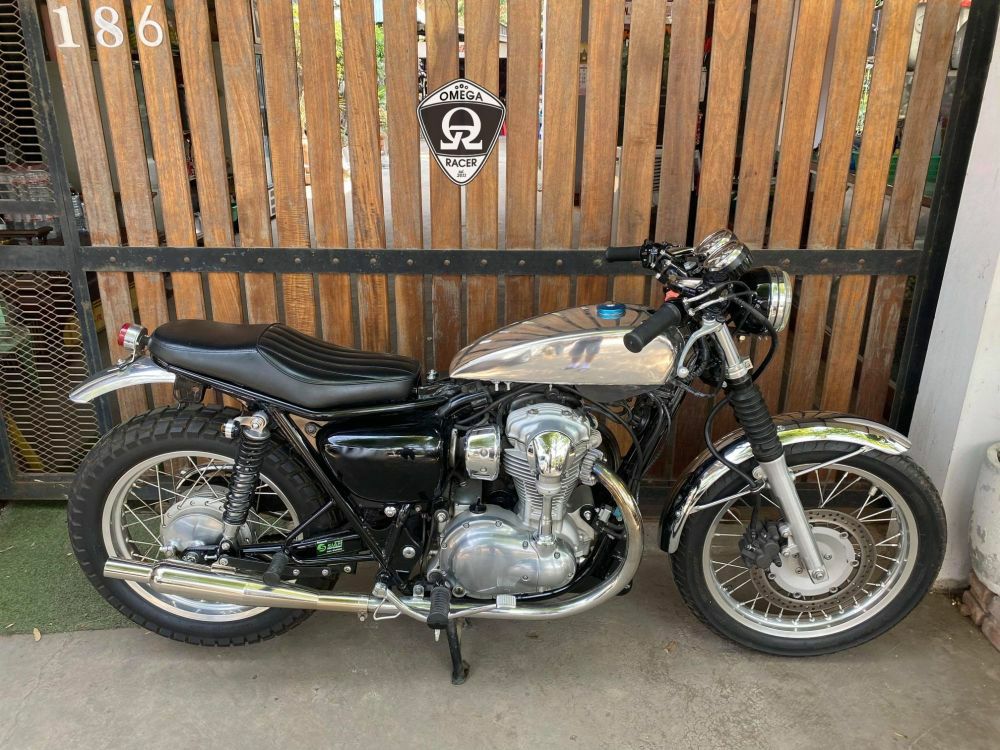 Kawasaki W650 W800 アルミ タンク 
