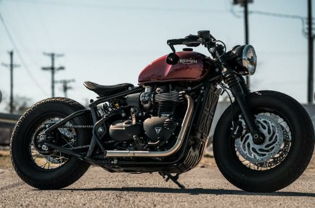 BOBBER ボバー バーチカルリブ コブラシート トライアンフ MOTONE 
