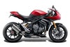 トライアンフ スピードトリプル 1200RR 22- エキゾーストマフラーブラケット ブラック エヴォテックパフォーマンス_5