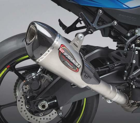 GSX-R1000 17-22 チタン スリップオン マフラー ALPHA T ヨシムラUSA