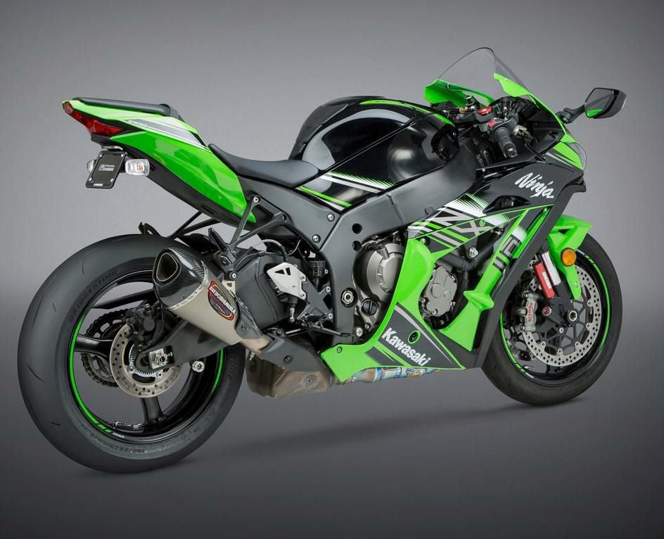 ニンジャ ZX-10R/RR 12-20 チタン スリップオンマフラー ALPHA T